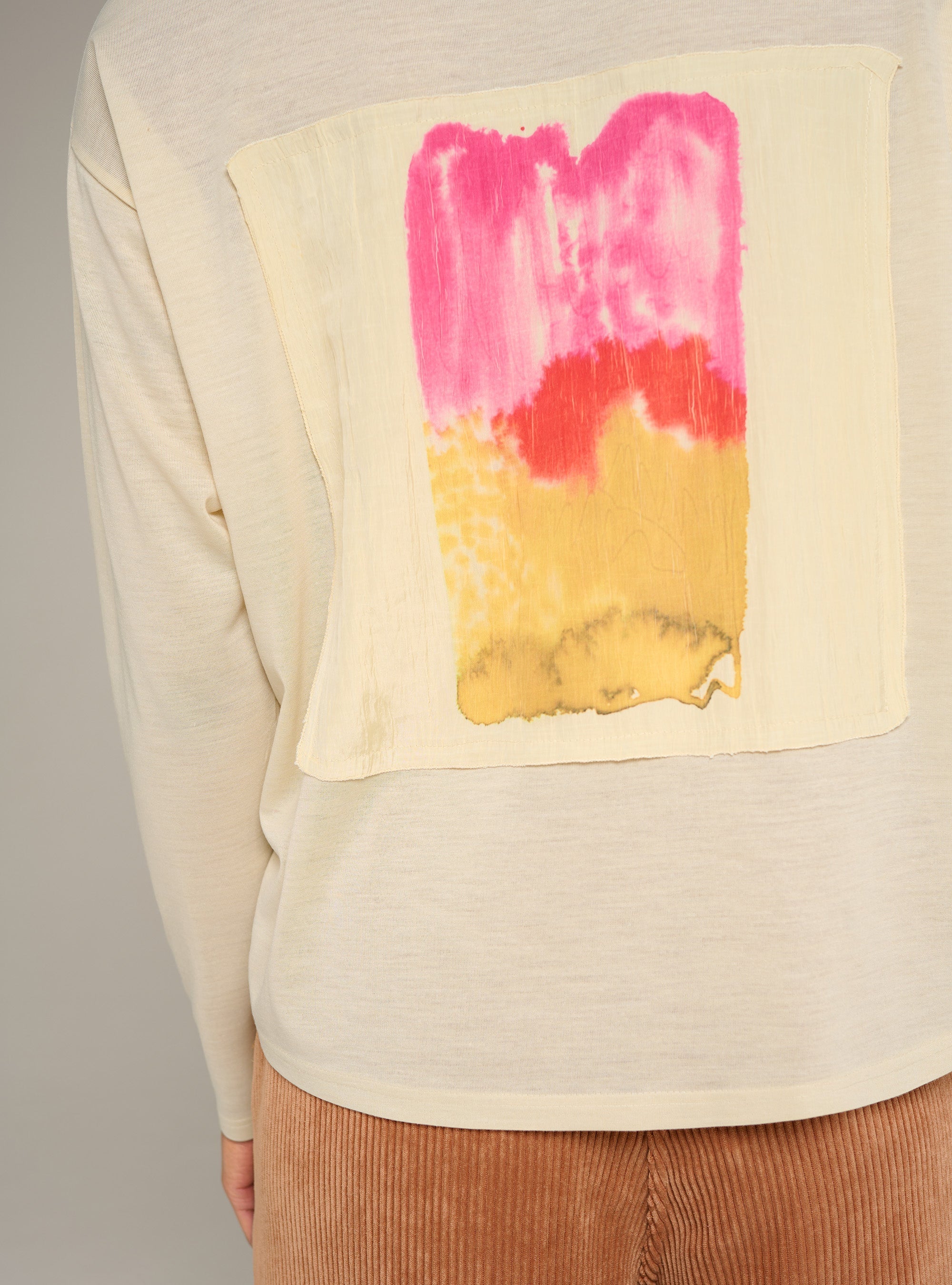 Cotélac Printed long-sleeve tee