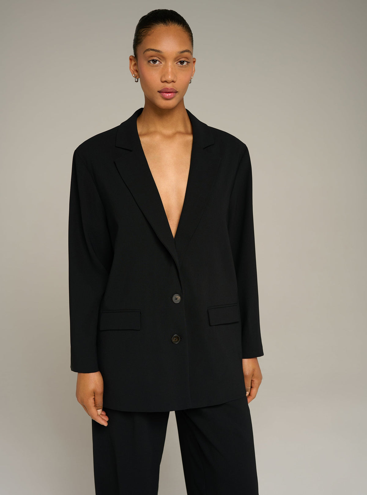 Cotélac Oversized long-sleeve blazer