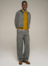 Cotélac acoté Oversized plaid-print shirt-collar jacket