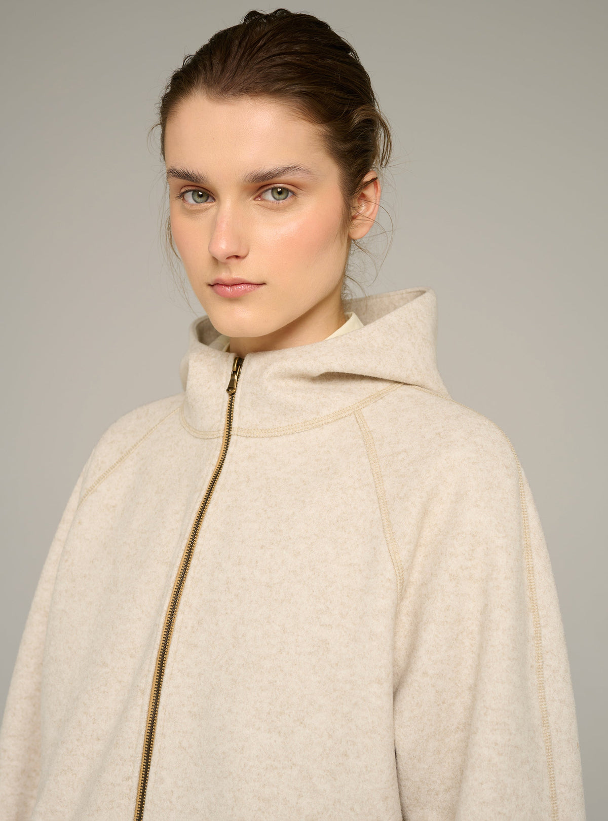 Cotélac Oversized hooded jacket