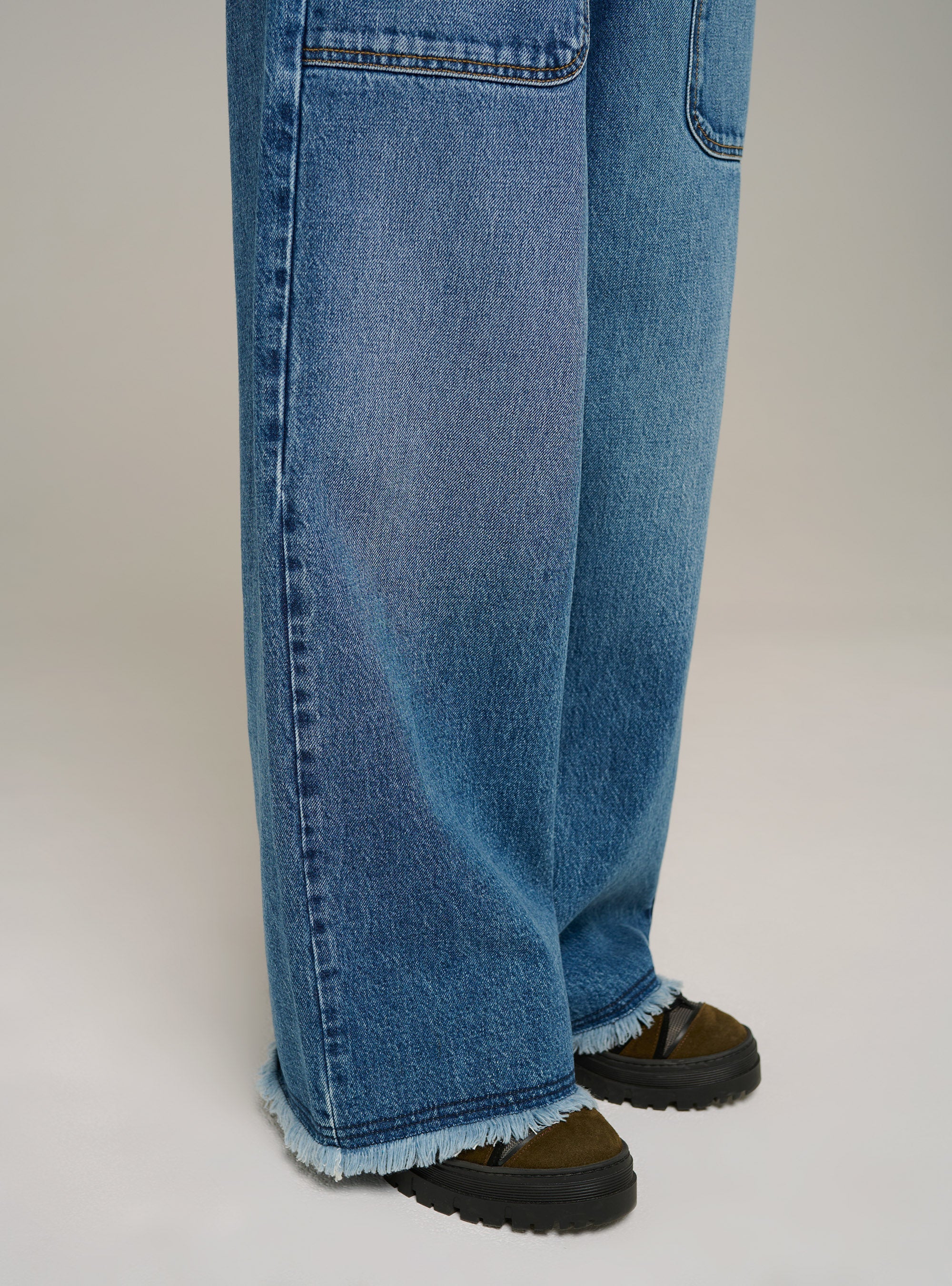Cotélac Straight-leg cotton-lyocell jeans