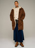 Cotélac acoté Long hooded parka