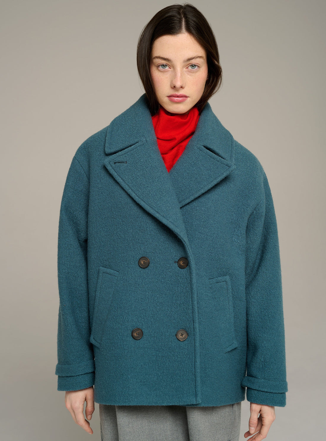 Cotélac Wool pea coat