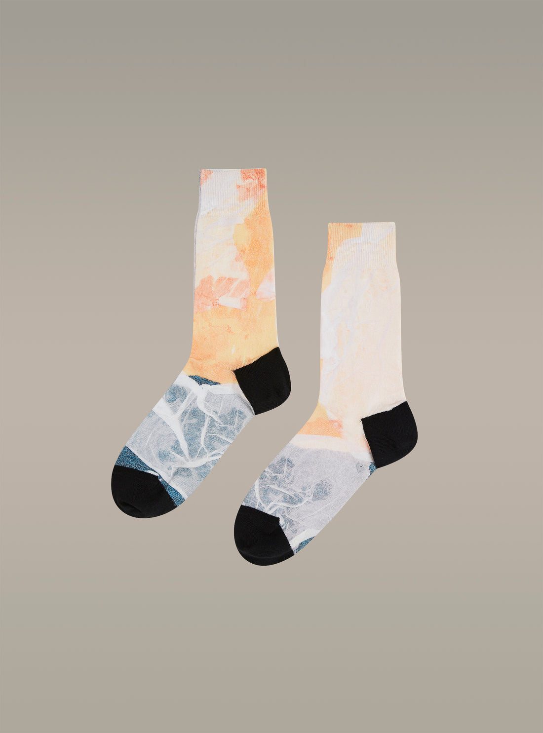 Printed mid-calf socks