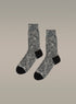 Printed mid-calf socks