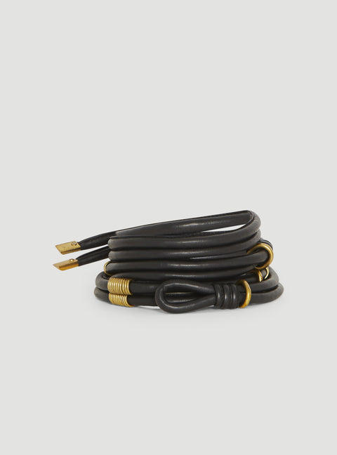 Sliding belt - Black metal