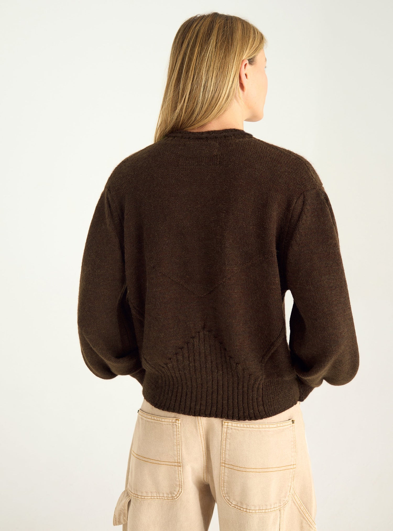 Bomber-style cardigan