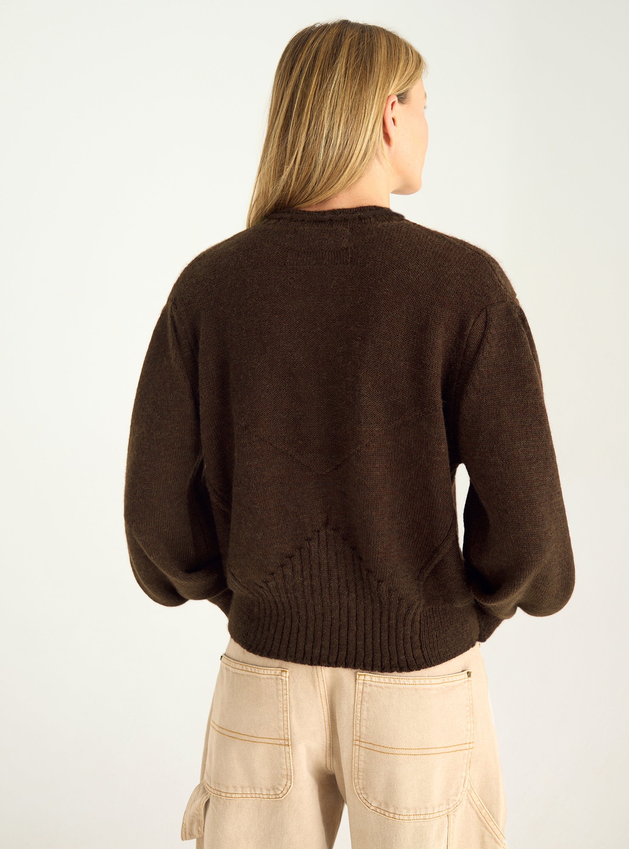 Bomber-style cardigan