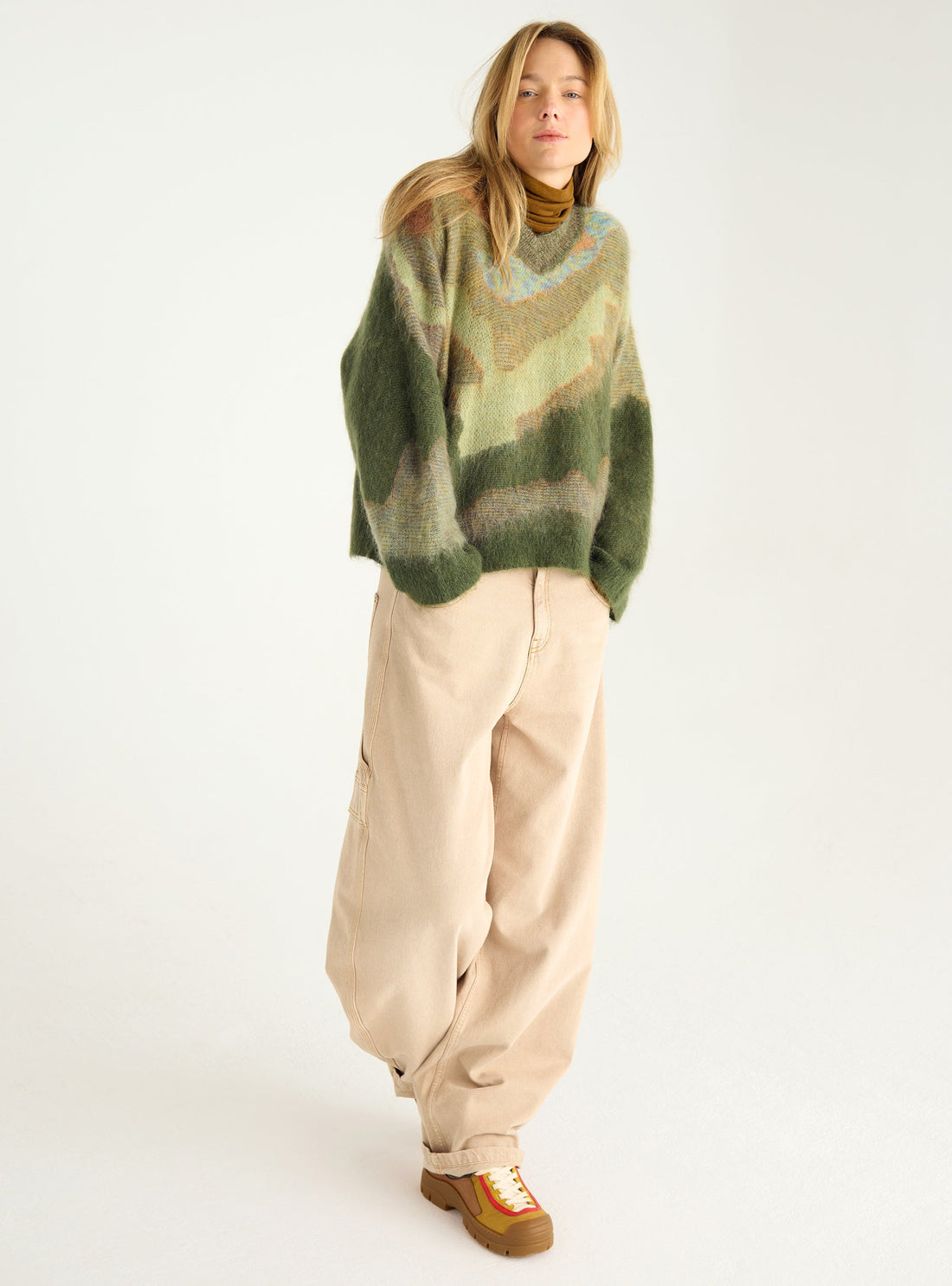 Exclusive jacquard sweater