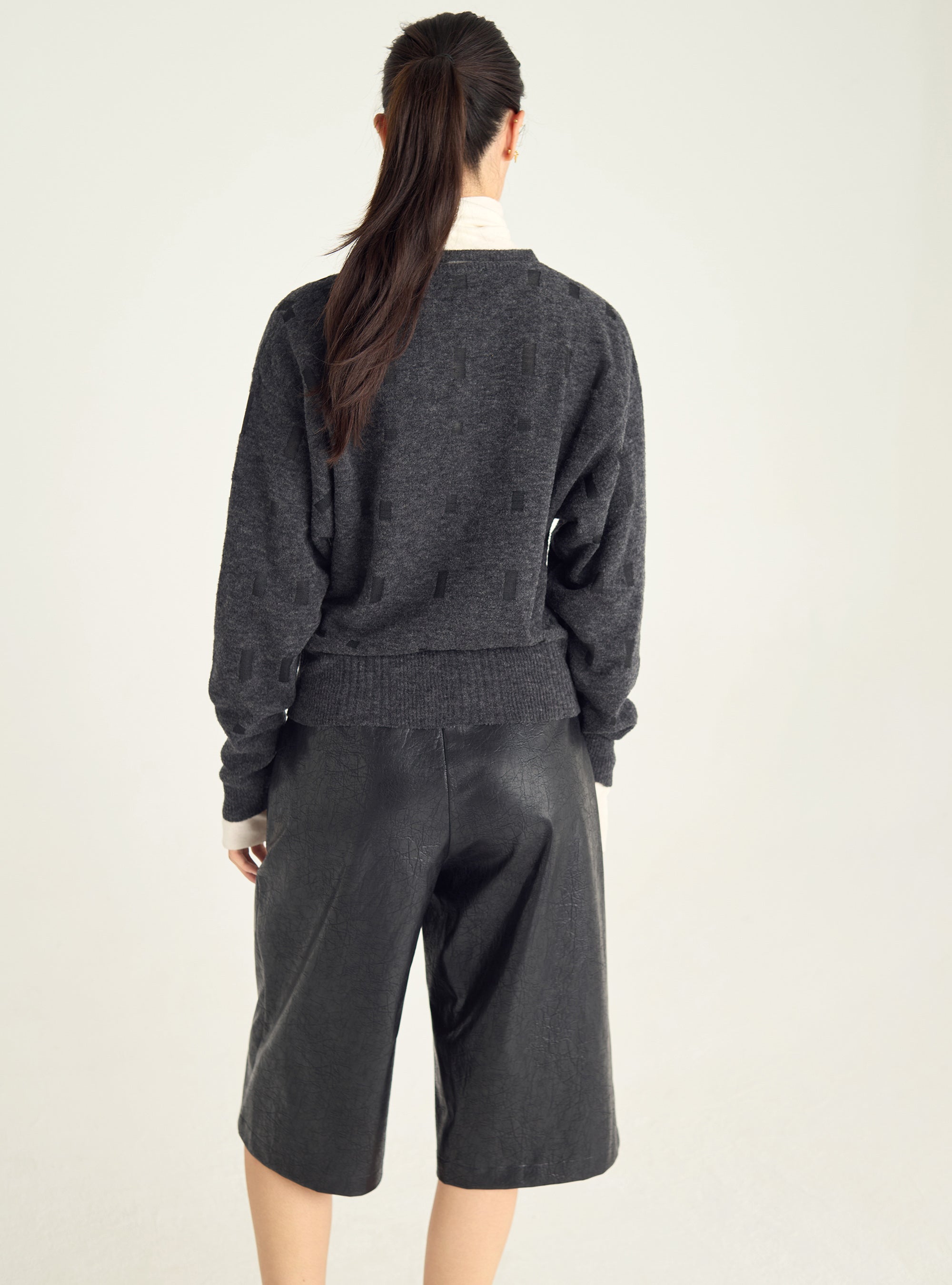 Graphic jacquard sweater