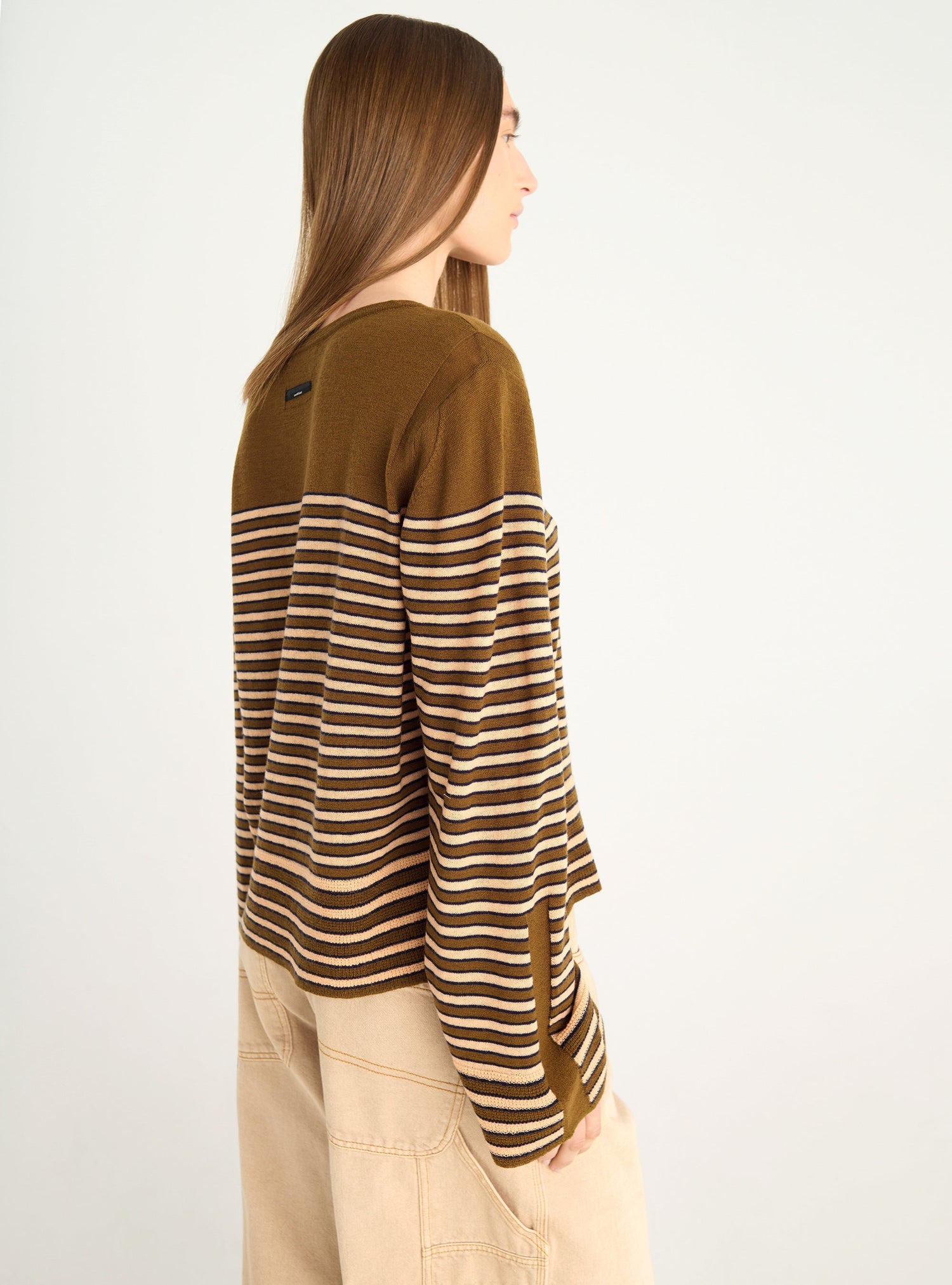 Merino wool sailor top