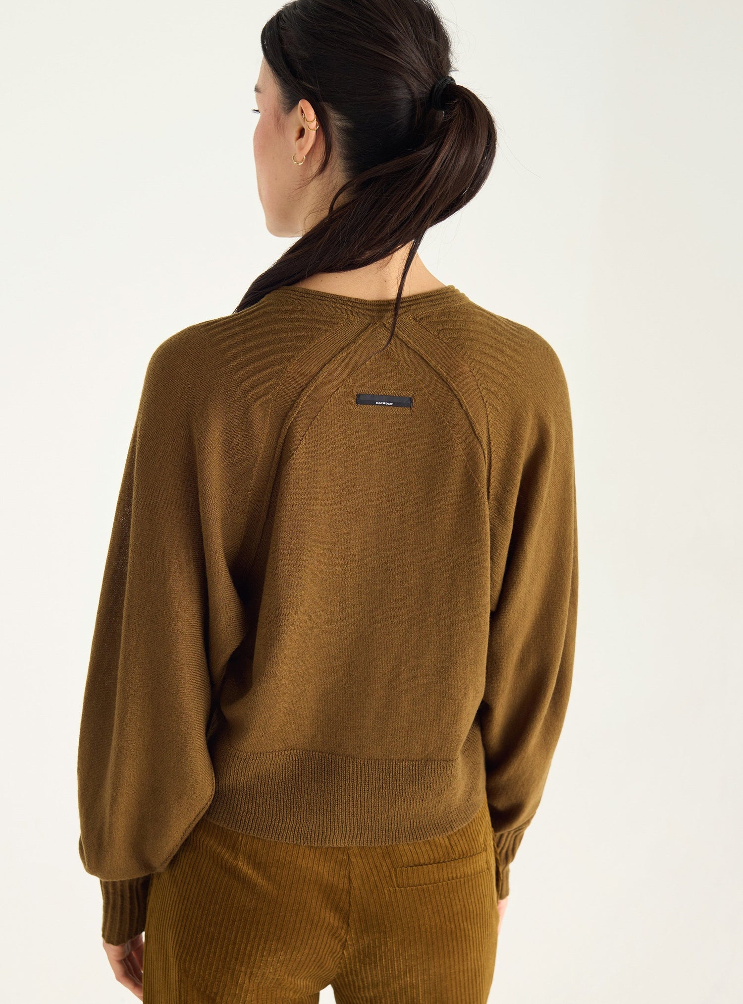 Wool and cotton cardigan