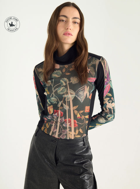 Sublimated long-sleeved t-shirt