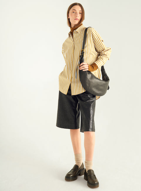 Oversized liquette shirt