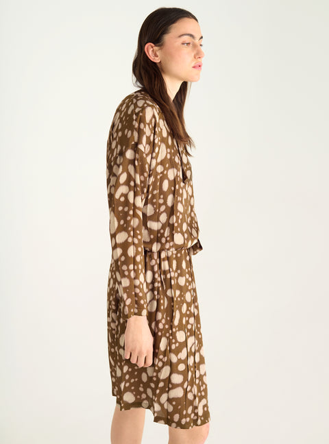 Belted wrap dress