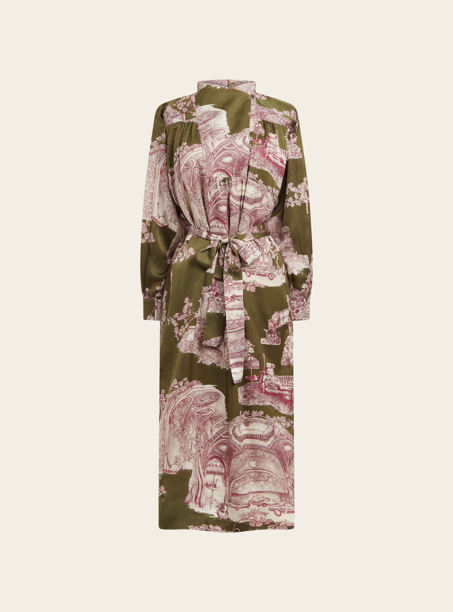 Printed dress "Heart Strings"