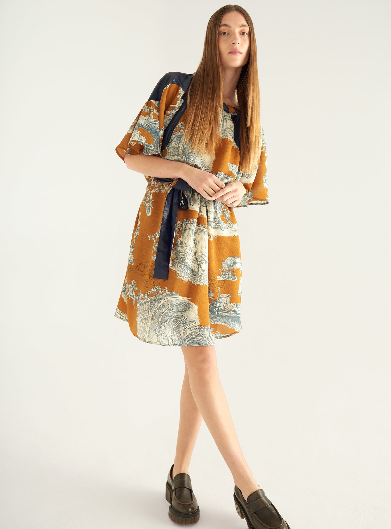 Fashioned print dress