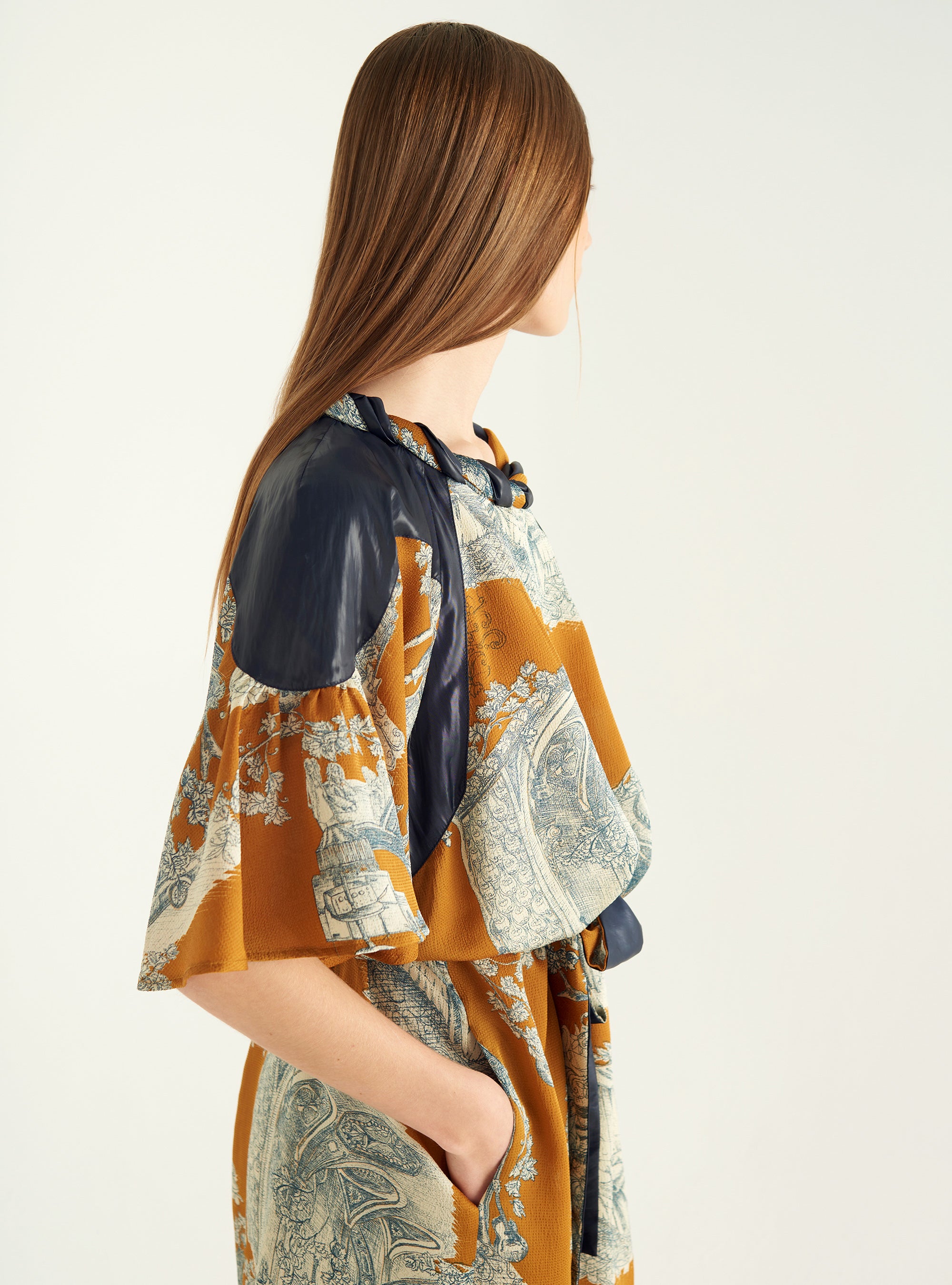 Fashioned print dress