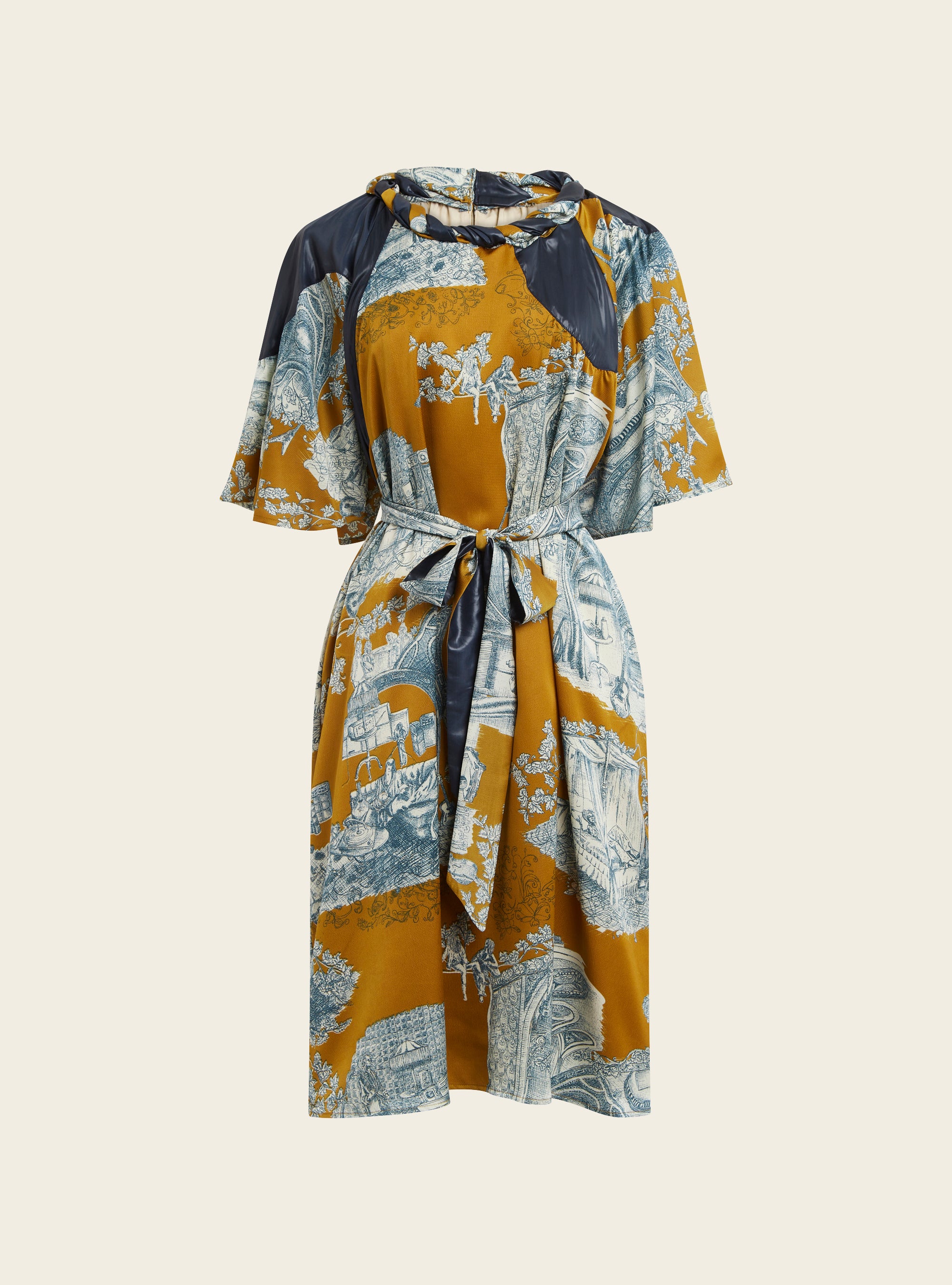 Fashioned print dress