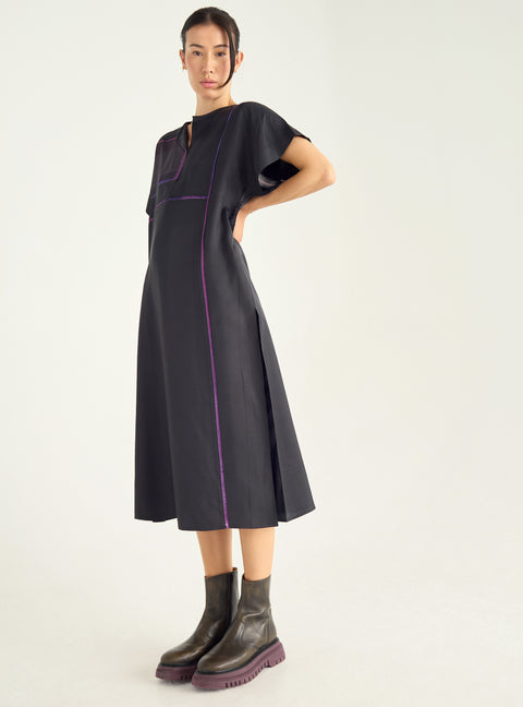 Long graphic dress