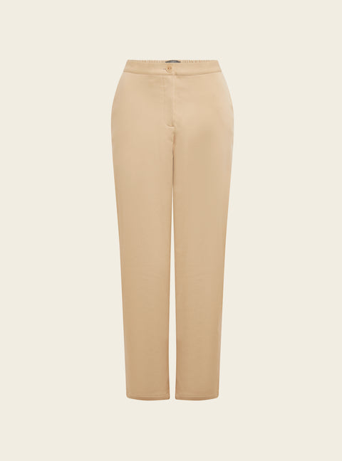 Straight, close-fitting pants