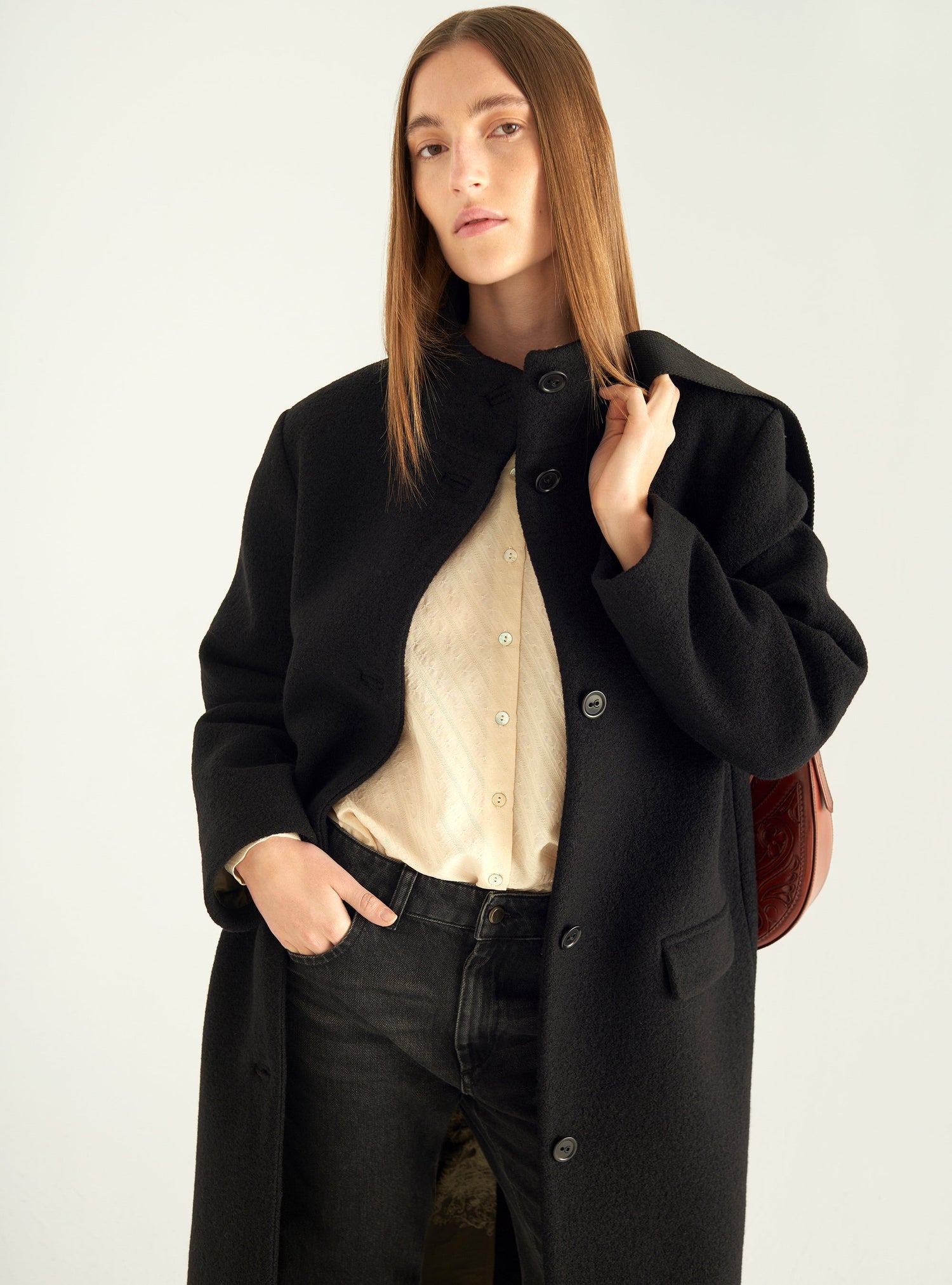 Long wool coat