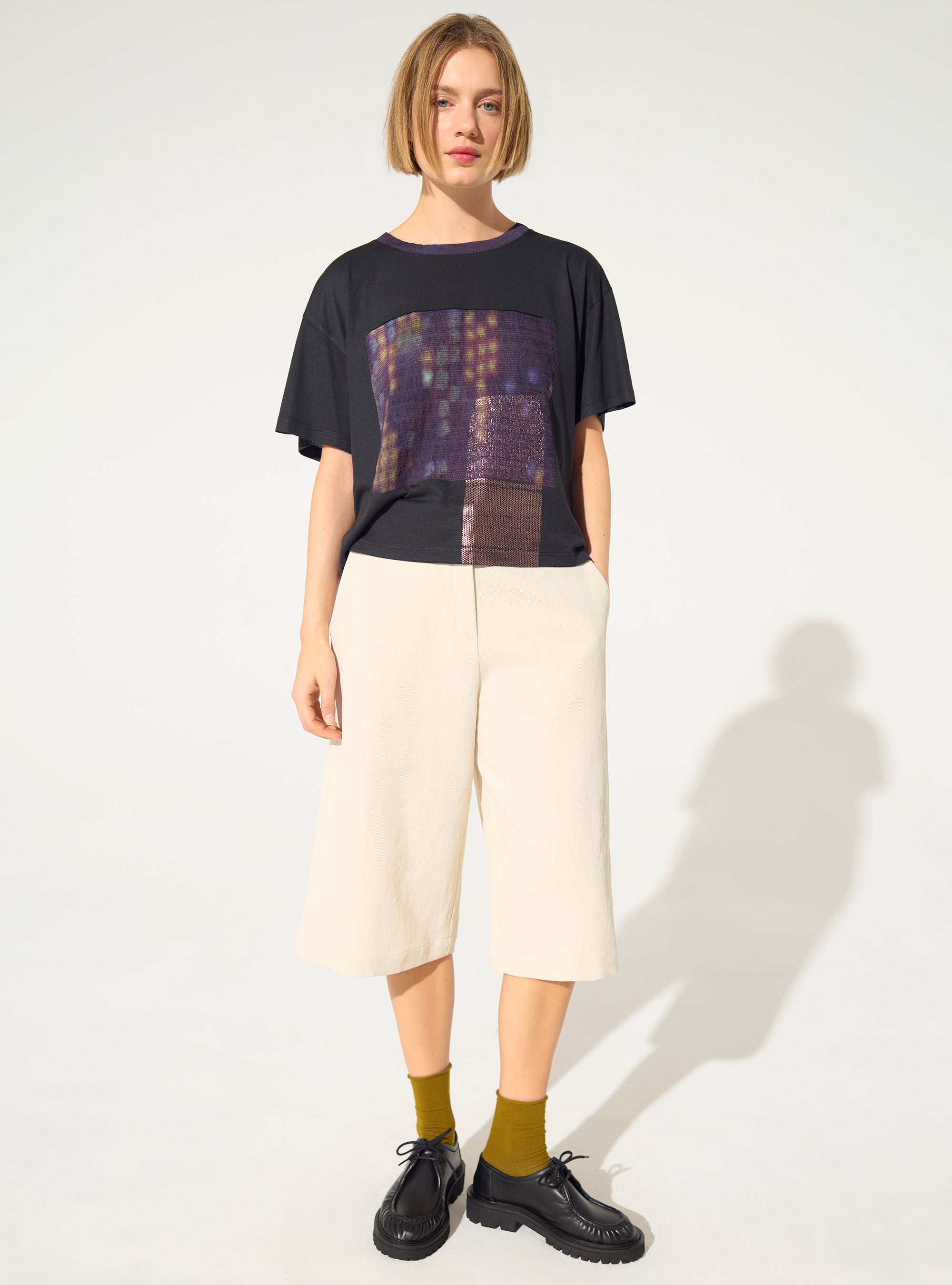 Purple bubble and sublimated T-Shirt