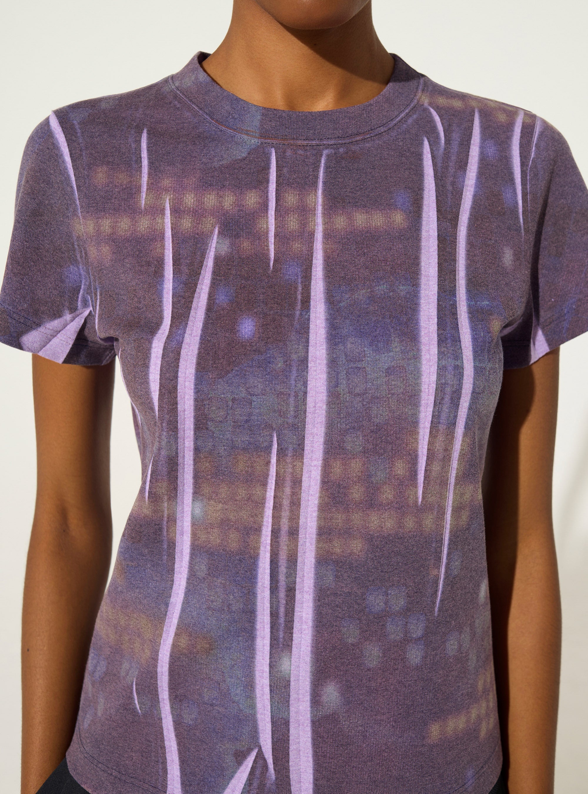 Purple house print T-shirt – COTELAC | Official Store