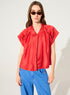 Red Oversized Shirt