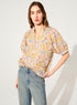 Straight blouse in Liberty fabric