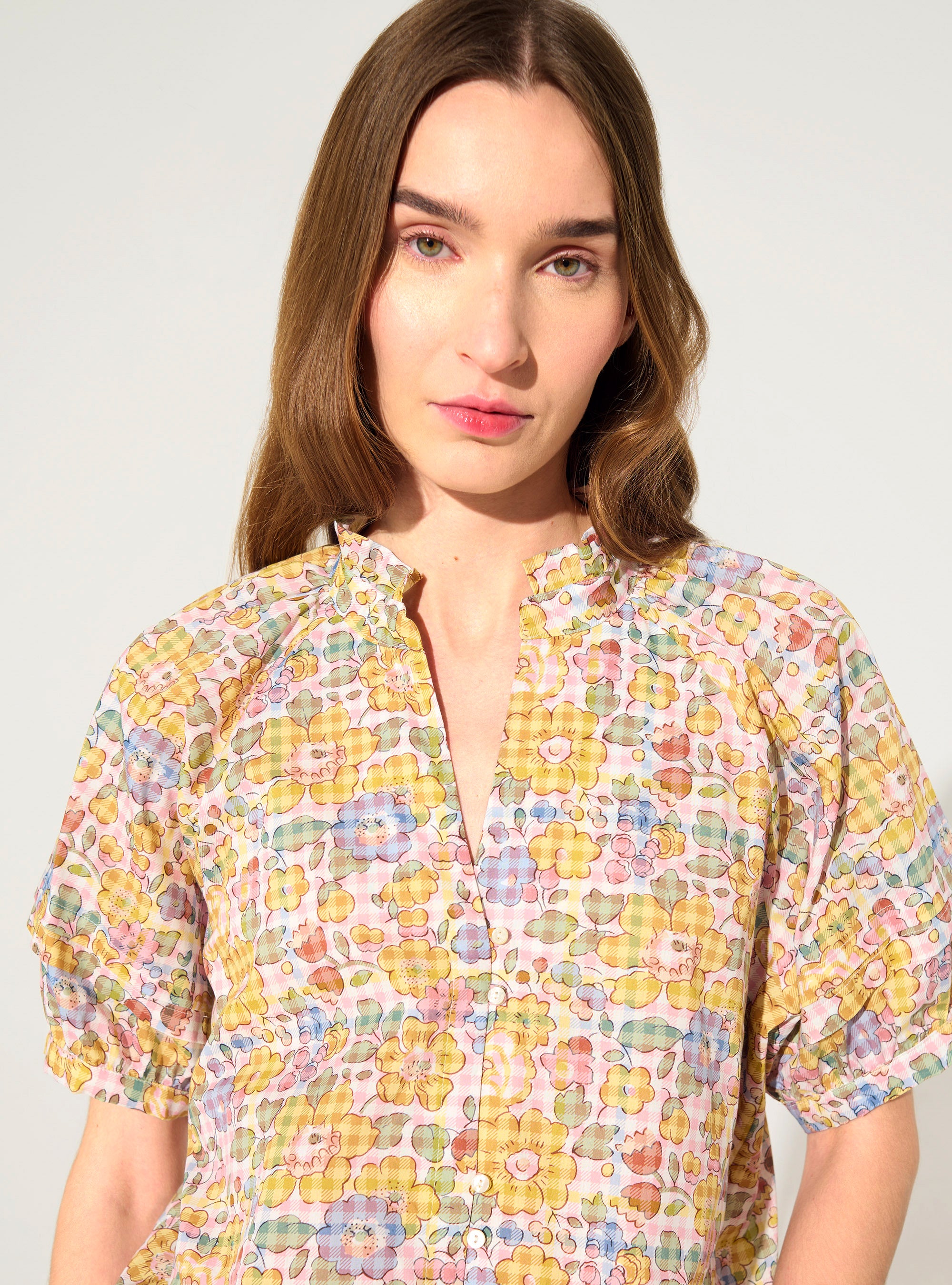 Straight blouse in Liberty fabric – COTELAC | Official Store