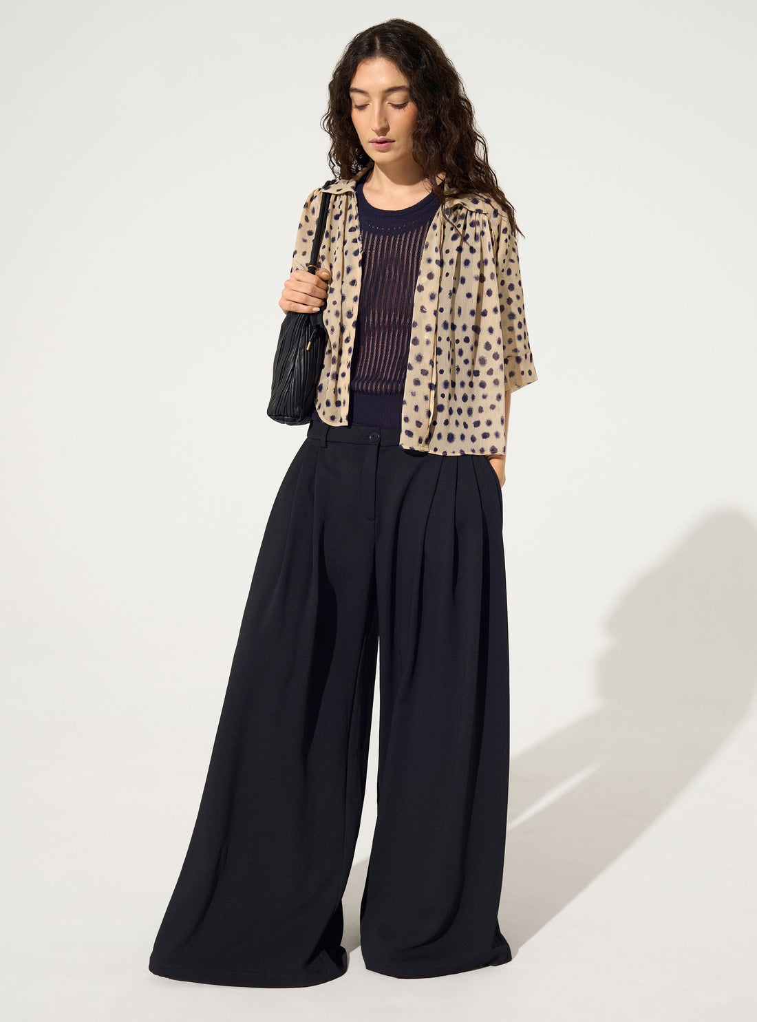 XXL oversized shirt with pink house print