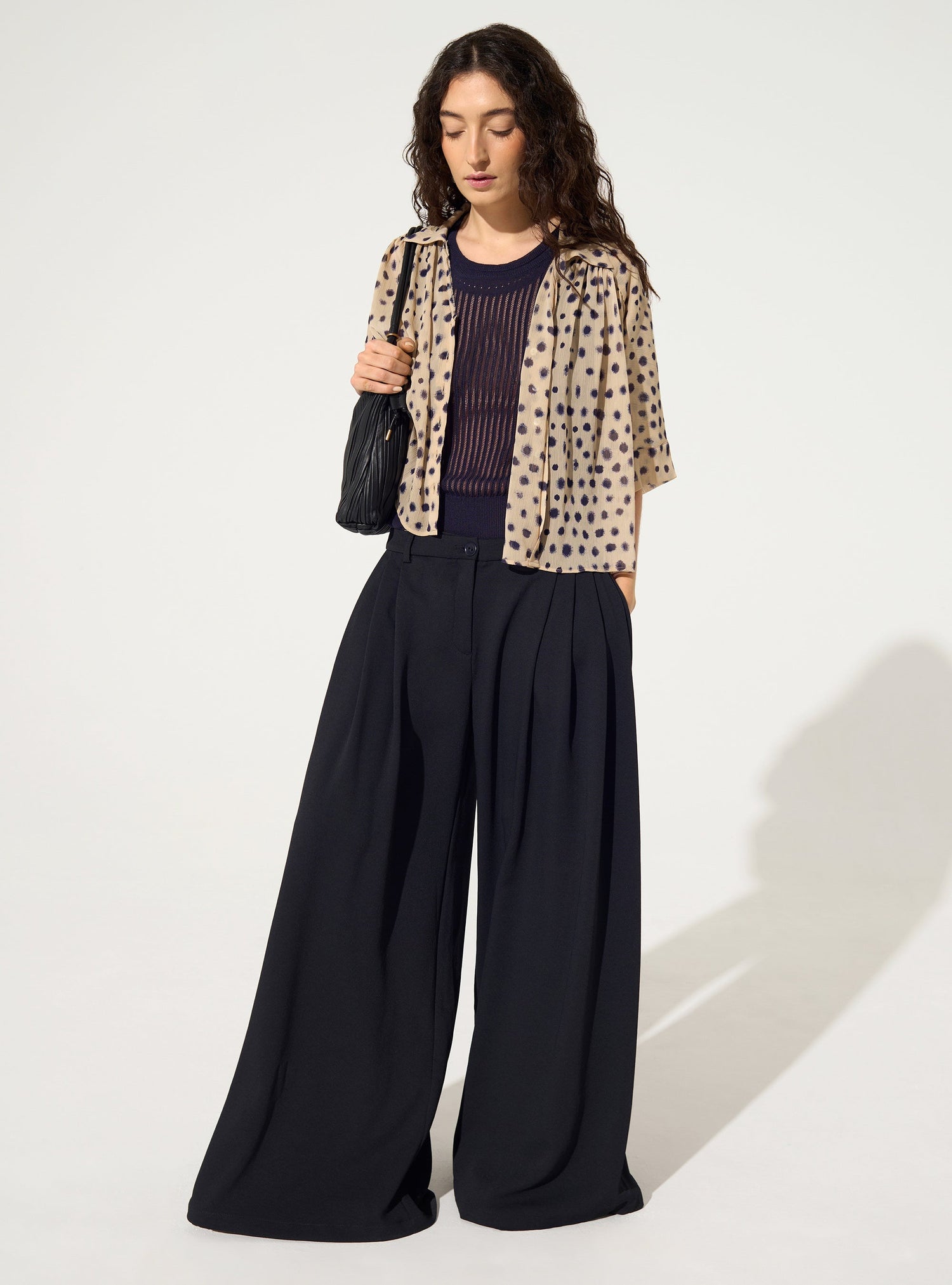 XXL oversized shirt with pink house print