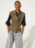 Khaki cotton shirt