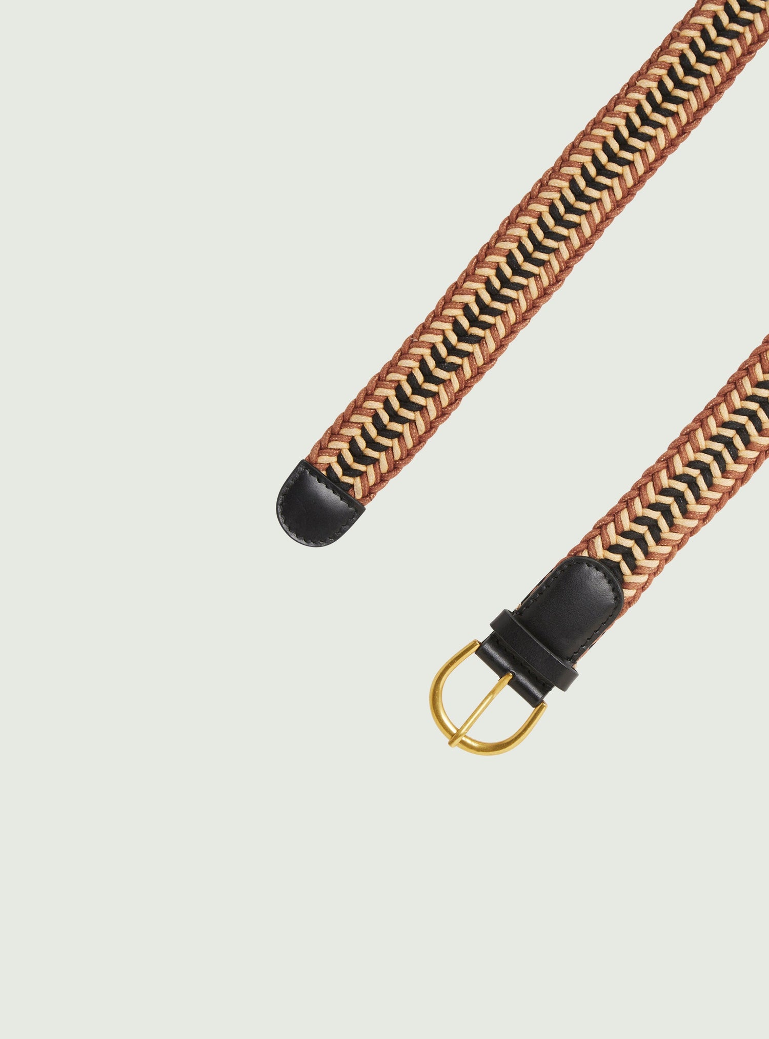 Black cotton belt