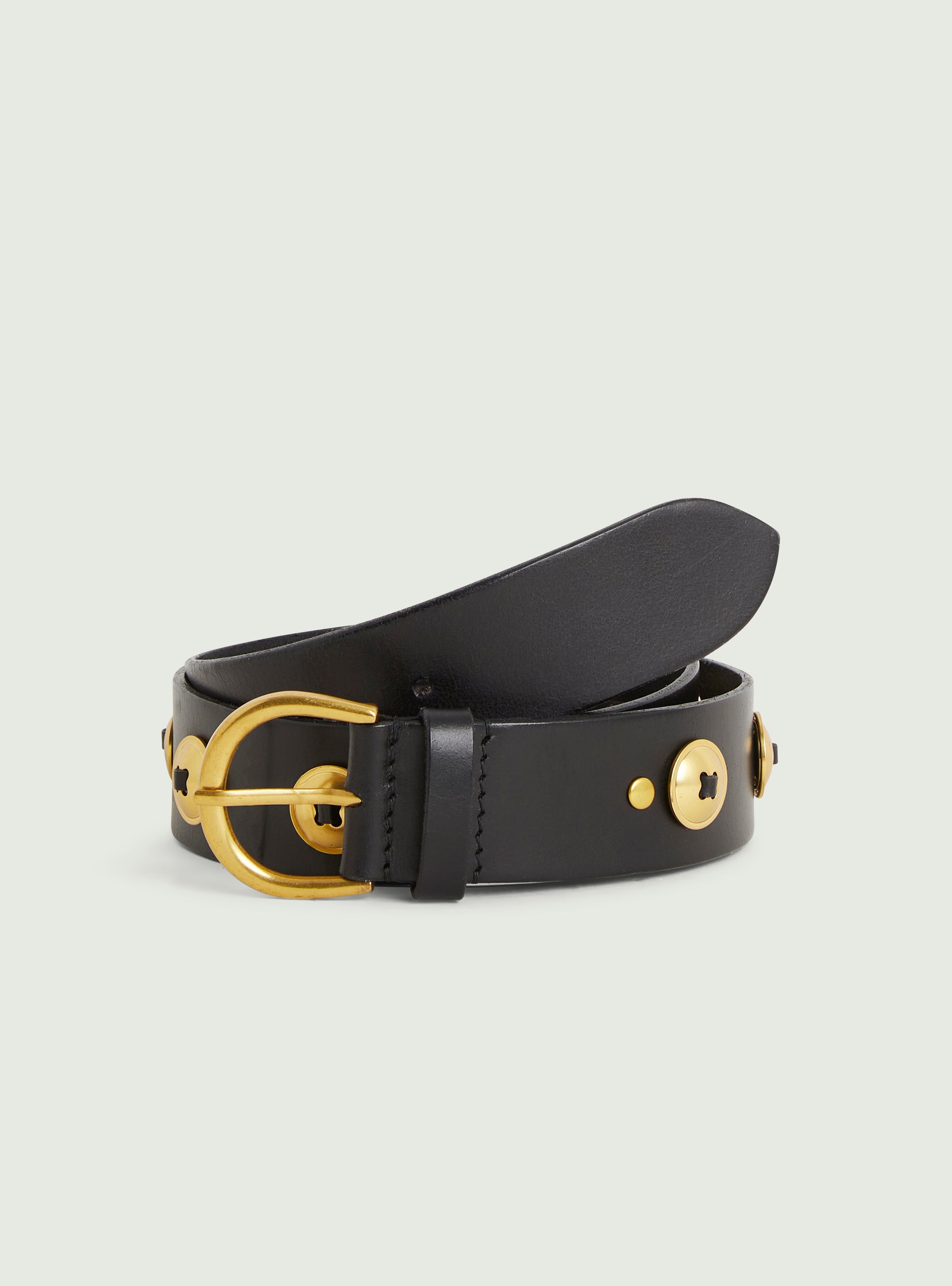 Black leather belt – COTELAC | Official Store