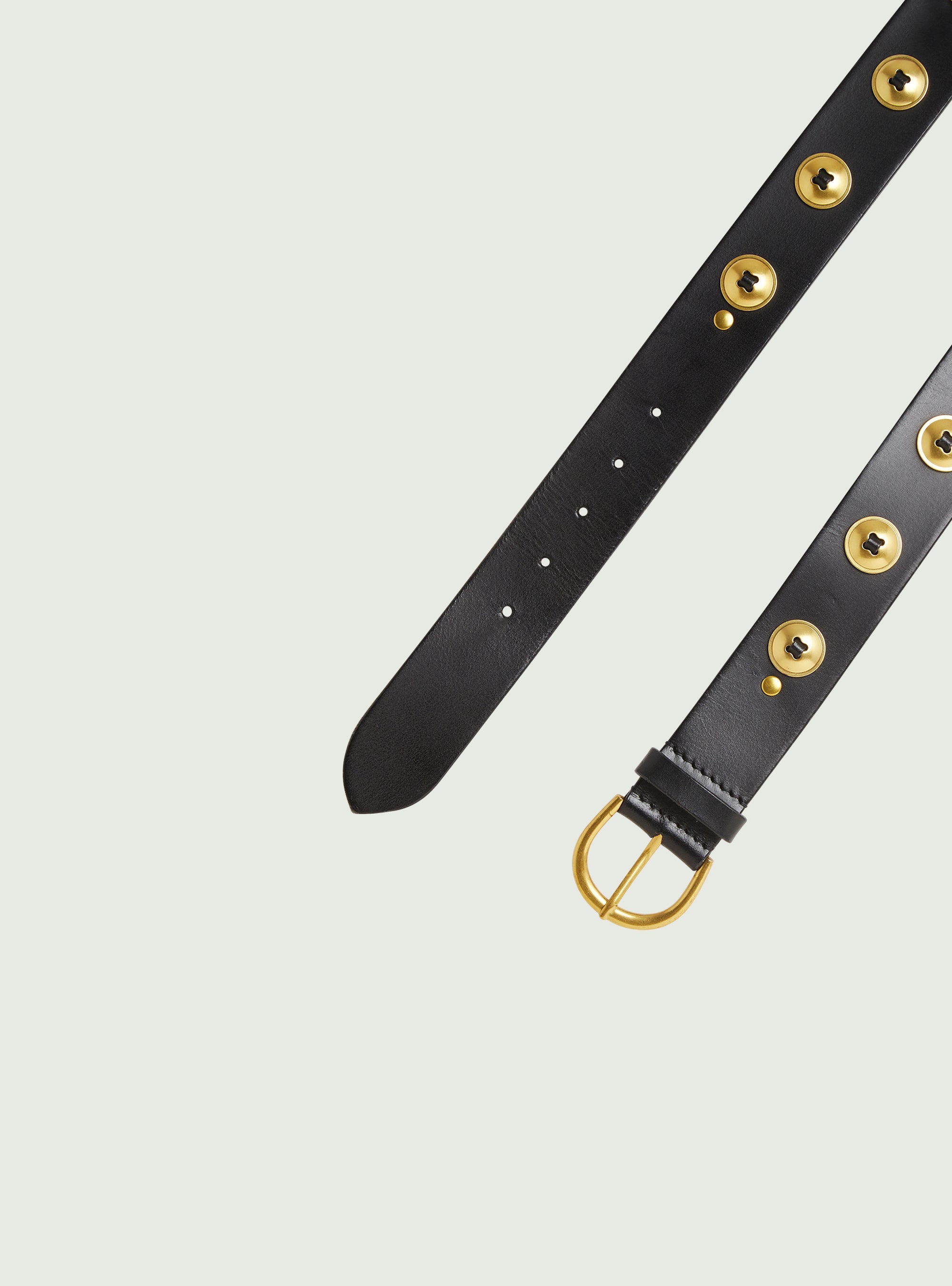 Black leather belt – COTELAC | Official Store