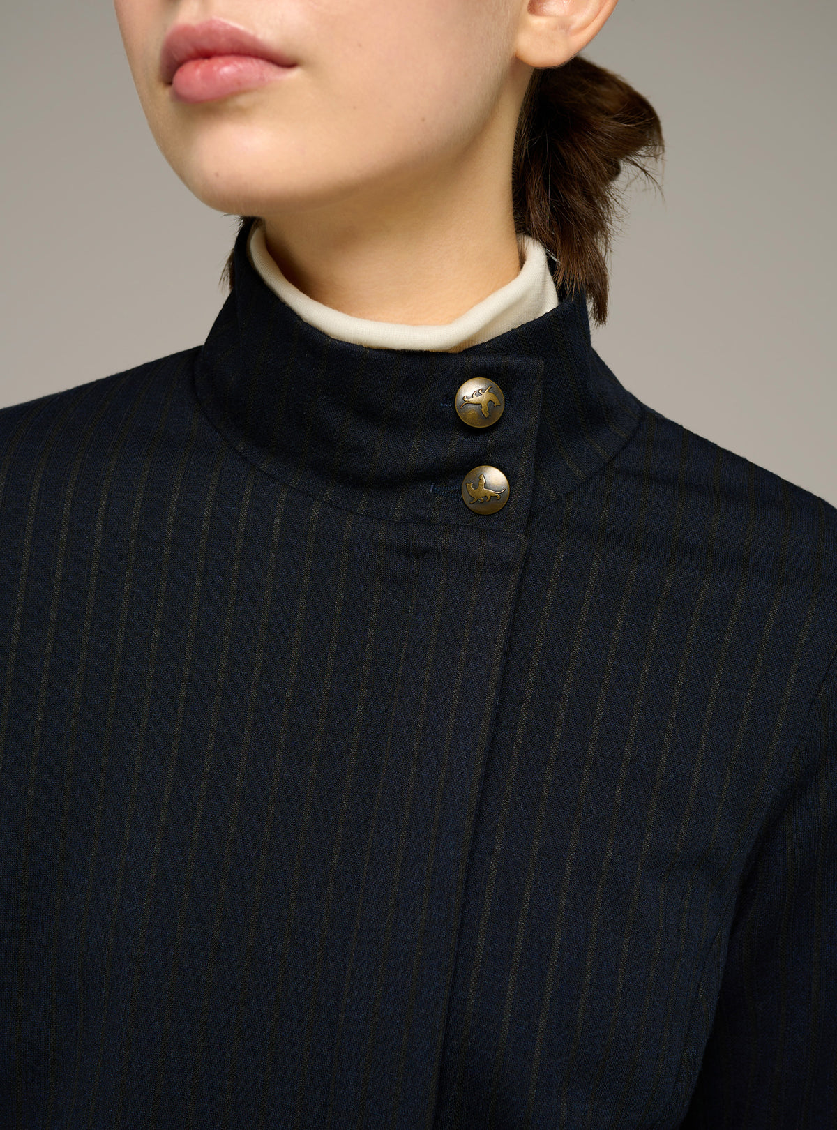 Fitted short knit jacket