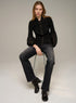 Cotélac Fitted pleated long-sleeve shirt