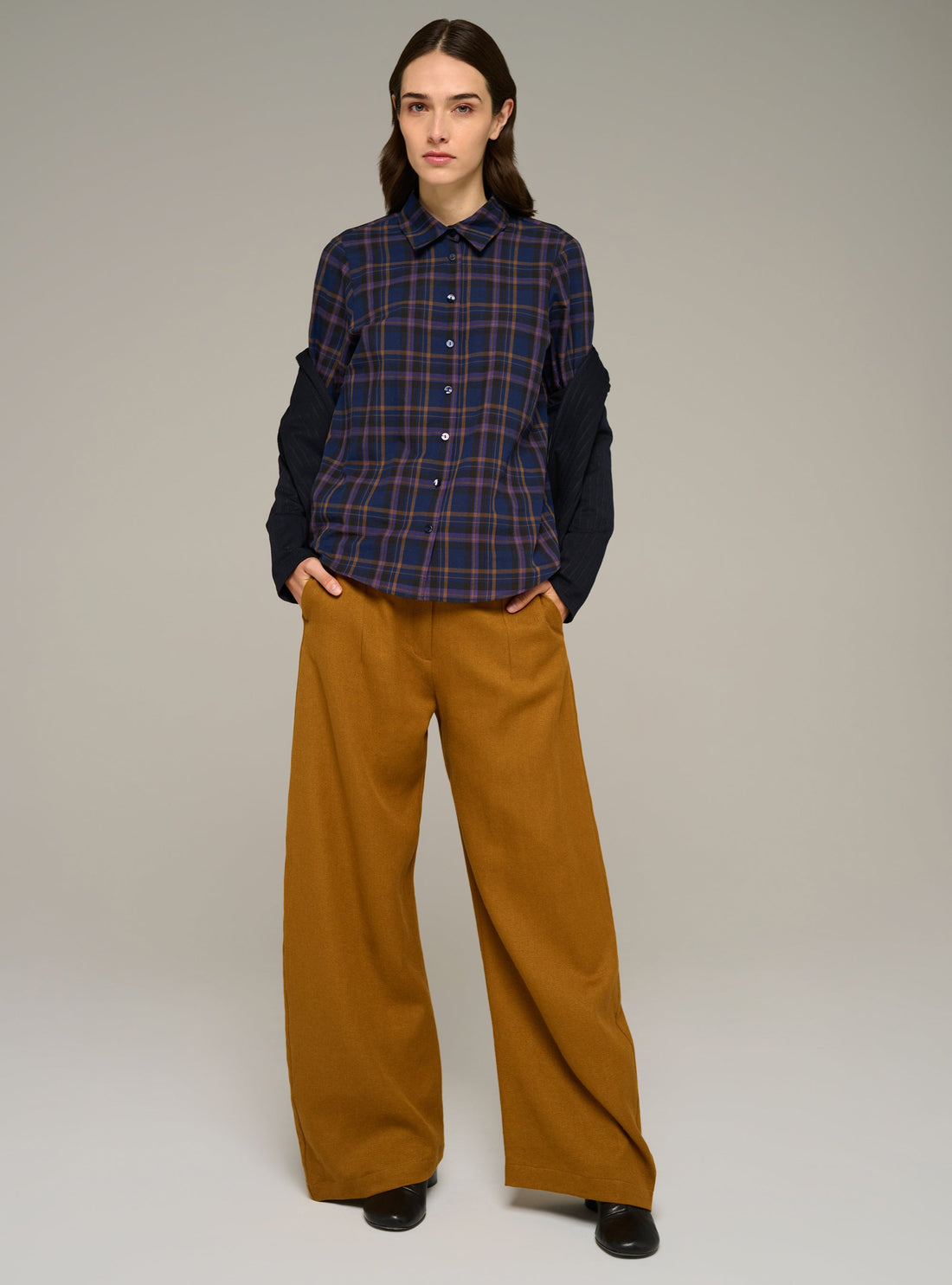 Cotélac Long-sleeve jabot shirt