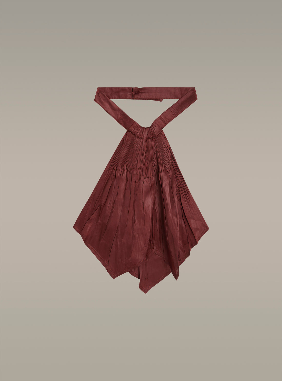 Pleated jabot