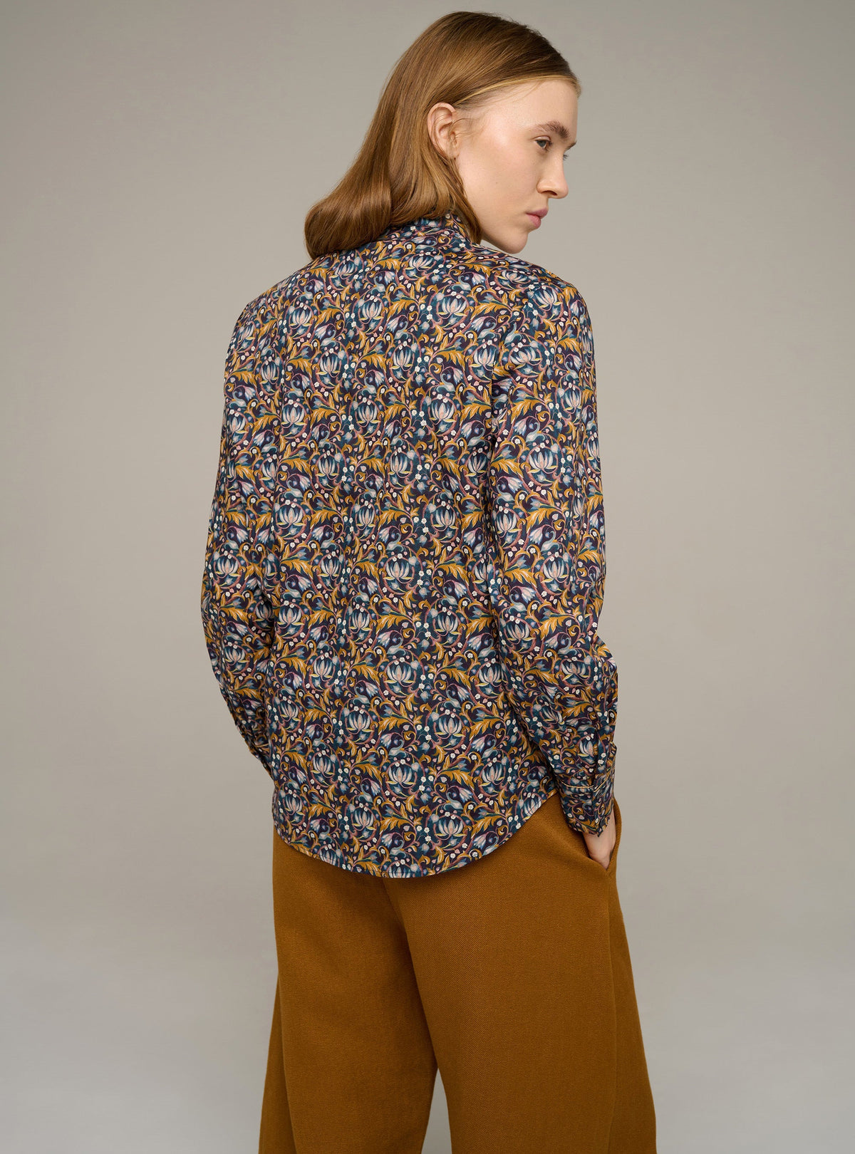 Cotélac Long-sleeve Liberty-print shirt