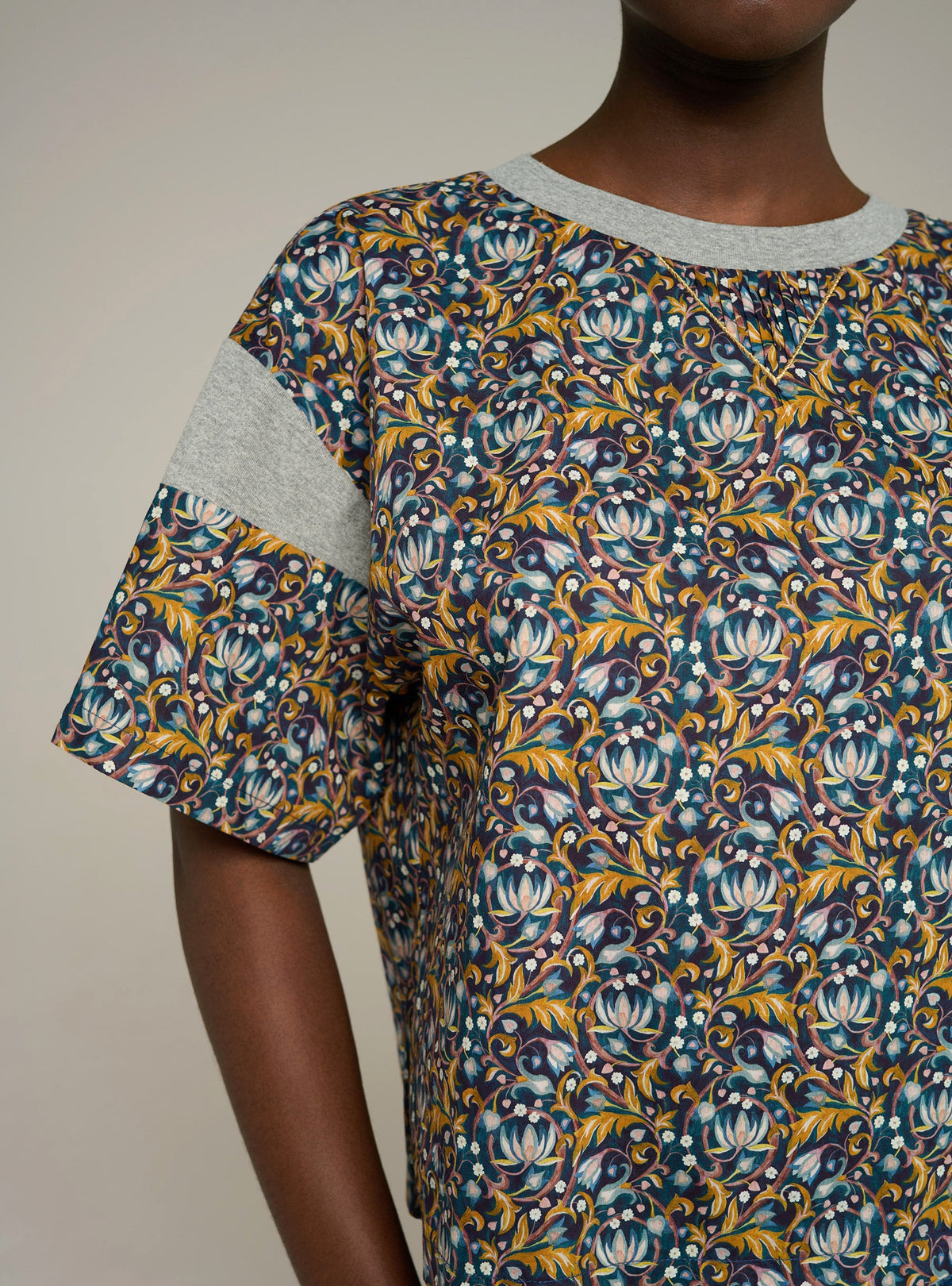 Cotélac Liberty-print blouse