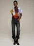Cotélac Printed straight blouse