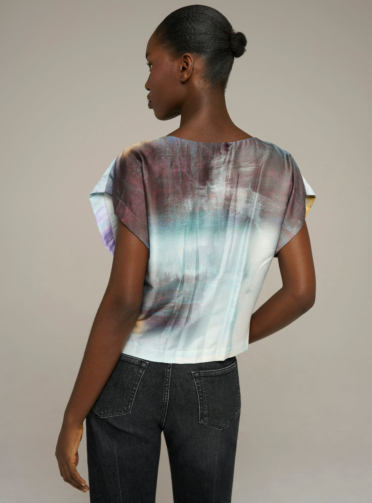 Cotélac Printed straight blouse