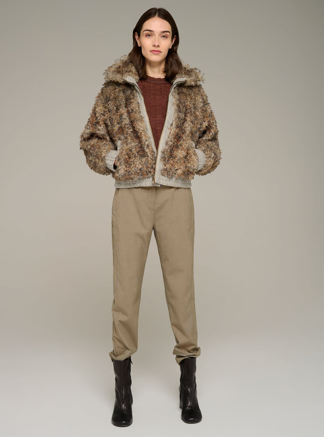 Cotélac Striped straight-leg pants