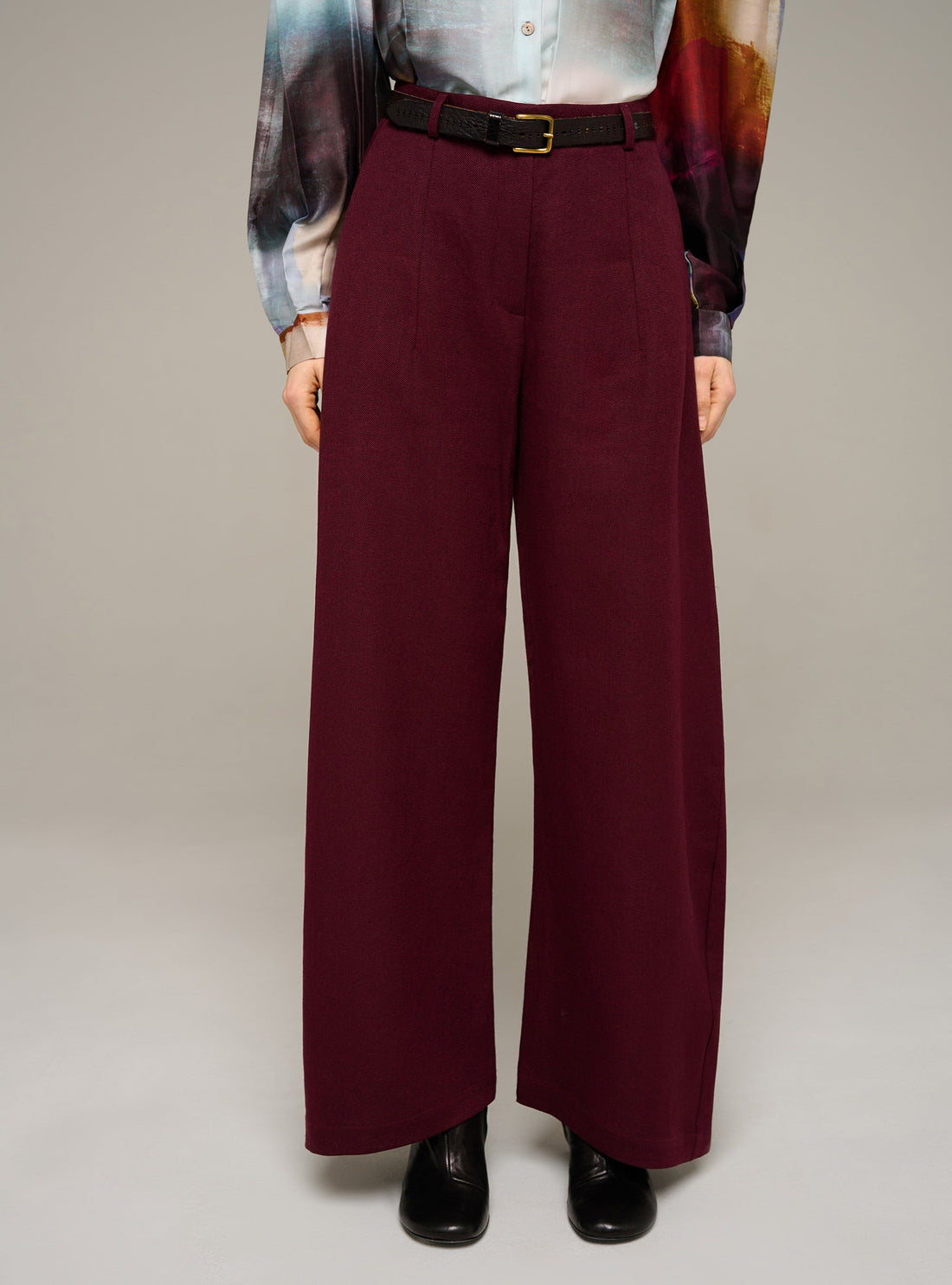 Cotélac Barrel-leg pants