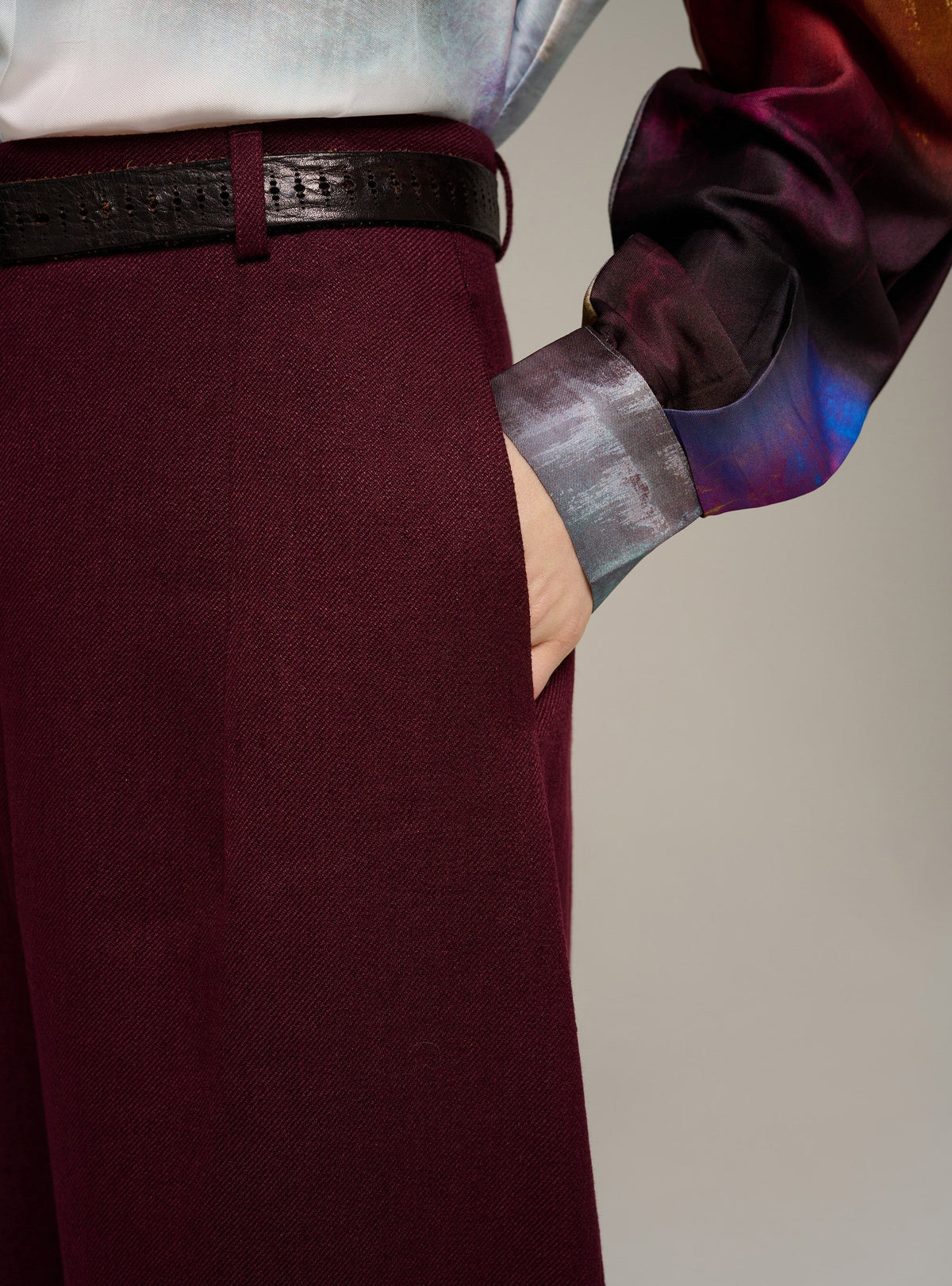 Cotélac Barrel-leg pants