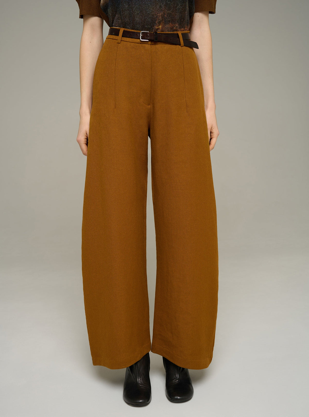 Cotélac Barrel-leg pants