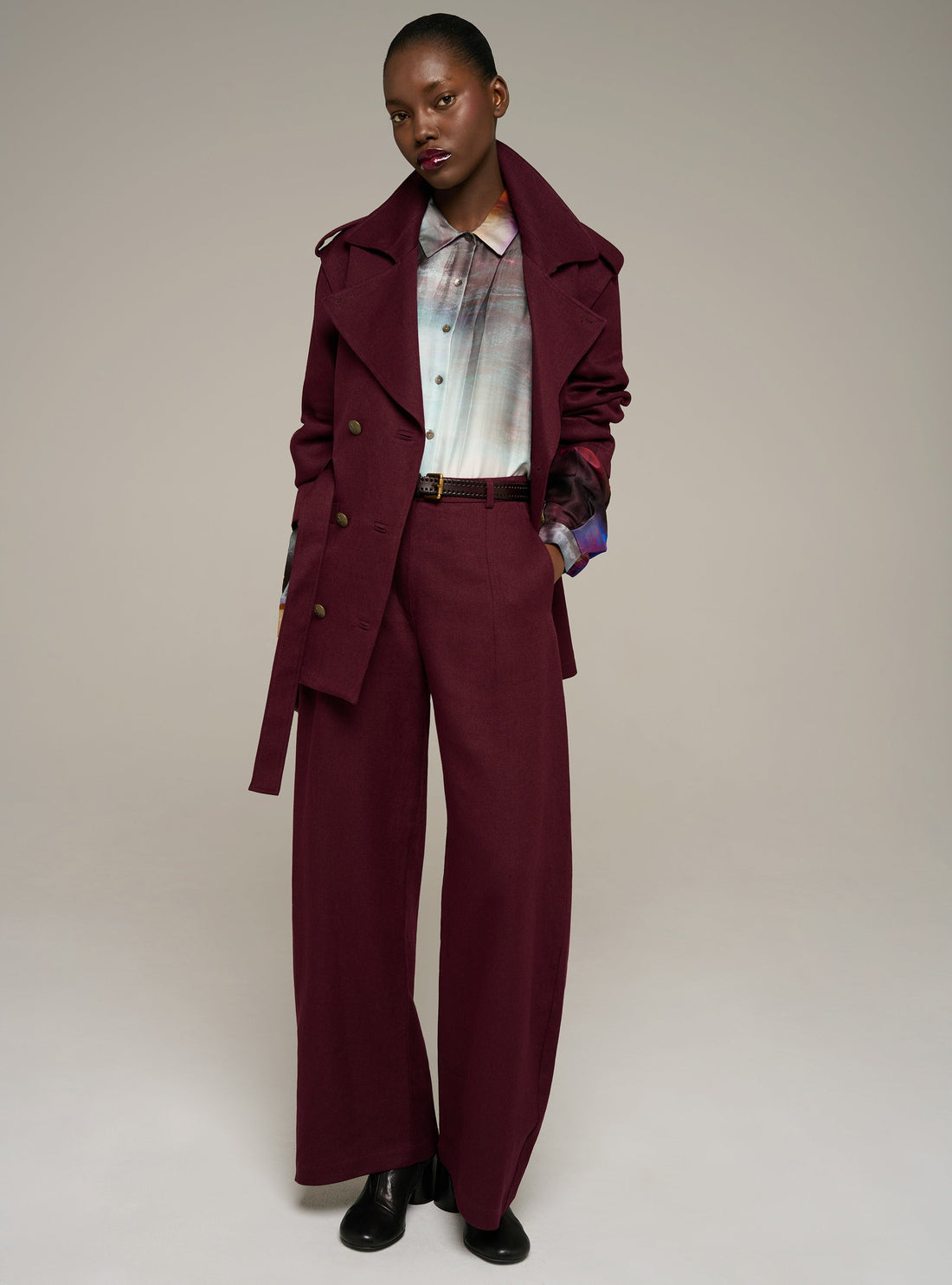Cotélac Long-sleeve safari jacket